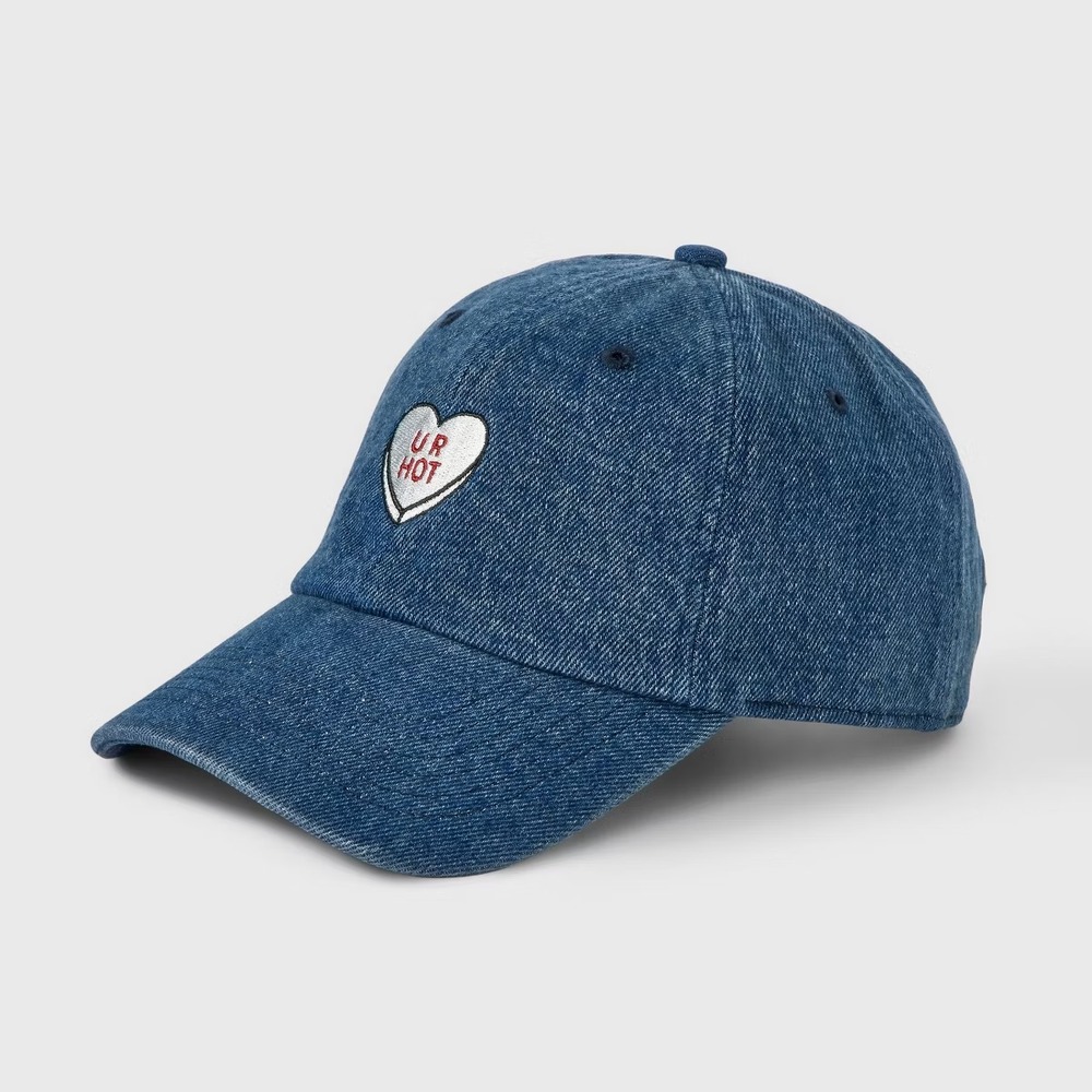 Conversation Heart Baseball Hat Universal Thread Blue